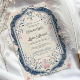 Whispering Flowers Nikah Nama Frame